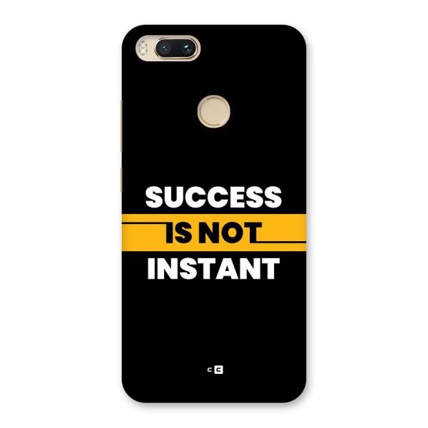 Success Not Instant Back Case for Mi A1