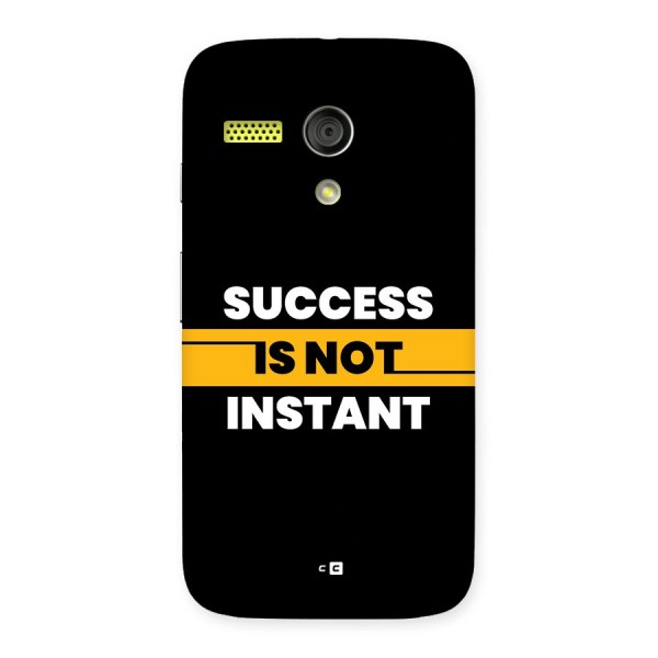 Success Not Instant Back Case for Moto G