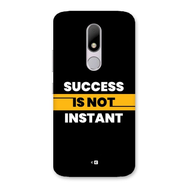 Success Not Instant Back Case for Moto M