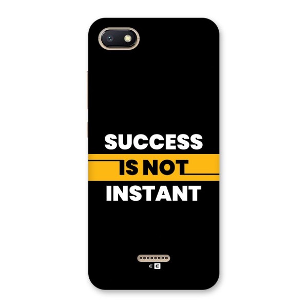 Success Not Instant Back Case for Redmi 6A