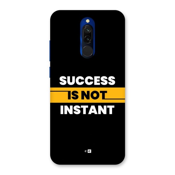 Success Not Instant Back Case for Redmi 8