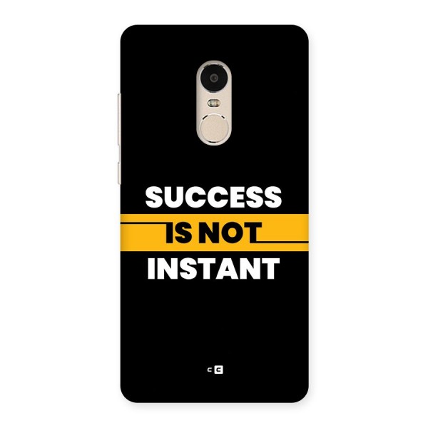 Success Not Instant Back Case for Redmi Note 4