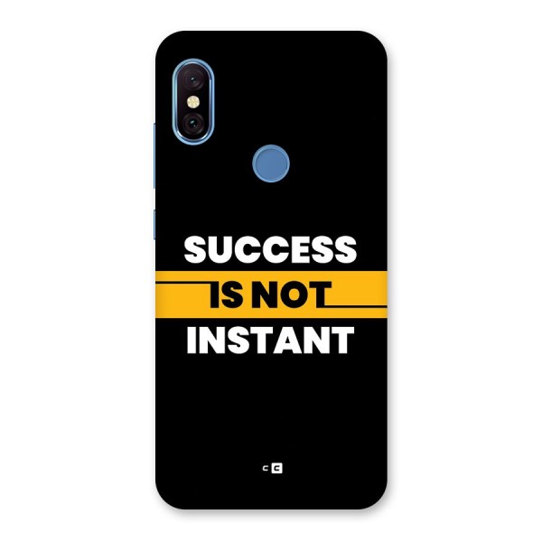 Success Not Instant Back Case for Redmi Note 6 Pro