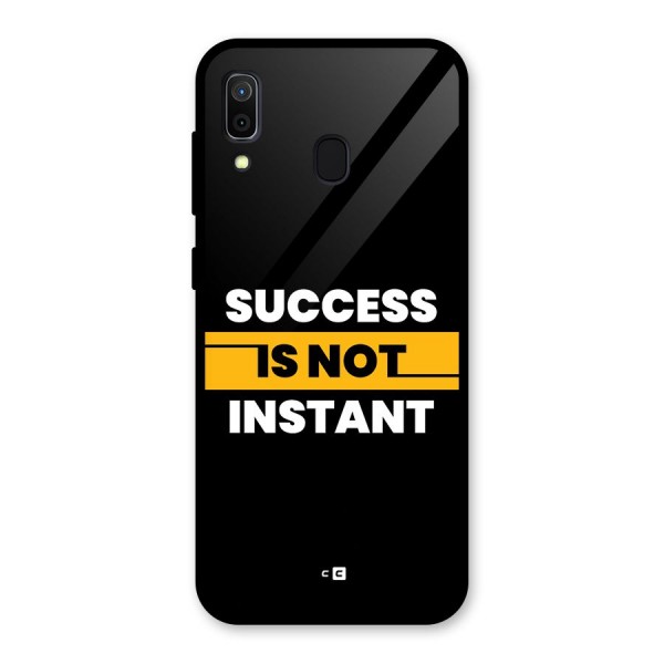 Success Not Instant Glass Back Case for Galaxy A30