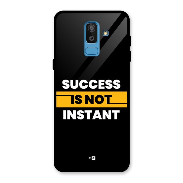 Success Not Instant Glass Back Case for Galaxy J8