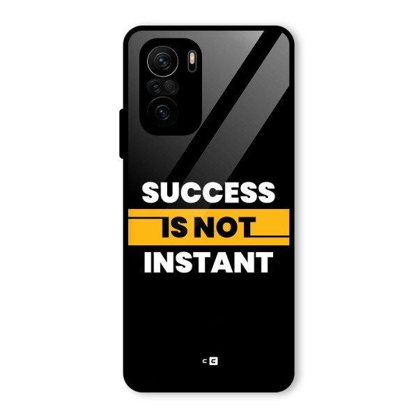 Success Not Instant Glass Back Case for Mi 11x