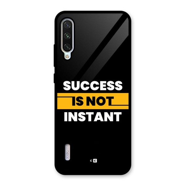 Success Not Instant Glass Back Case for Mi A3