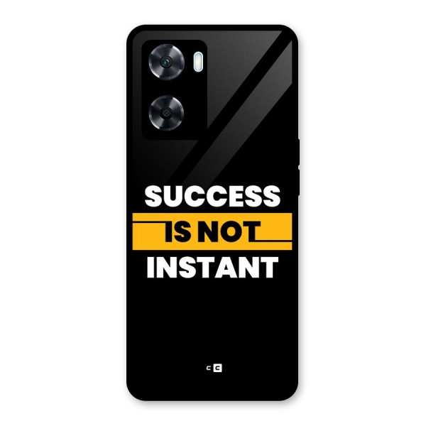 Success Not Instant Glass Back Case for Oppo A77s