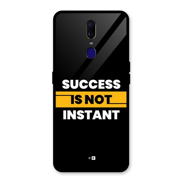 Success Not Instant Glass Back Case for Oppo F11