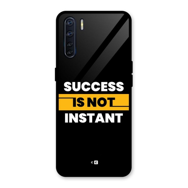 Success Not Instant Glass Back Case for Oppo F15