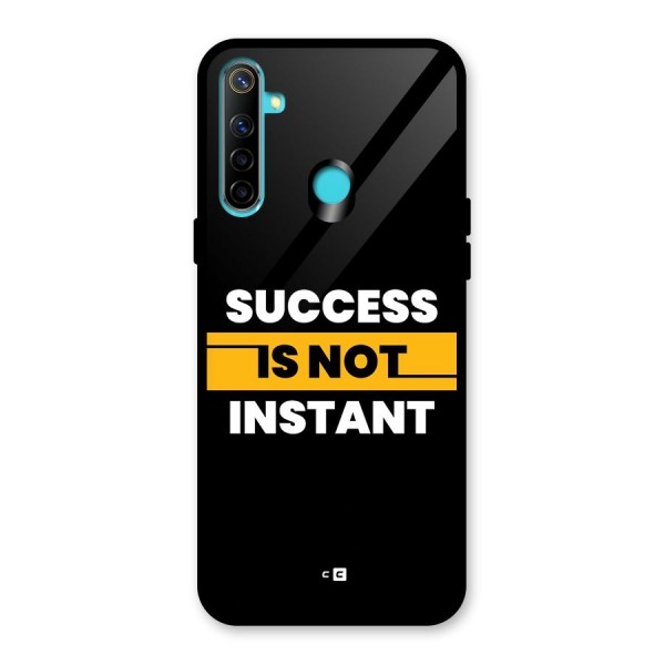 Success Not Instant Glass Back Case for Realme 5