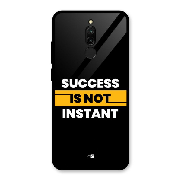 Success Not Instant Glass Back Case for Redmi 8