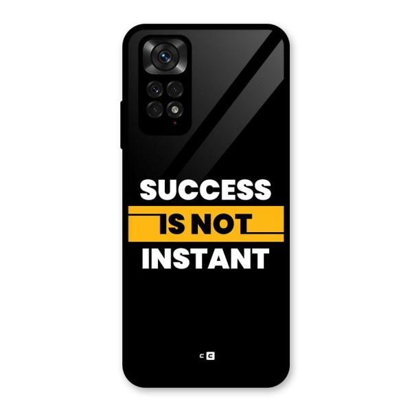 Success Not Instant Glass Back Case for Redmi Note 11