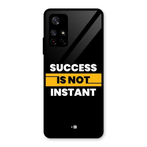 Success Not Instant Glass Back Case for Redmi Note 11T 5G