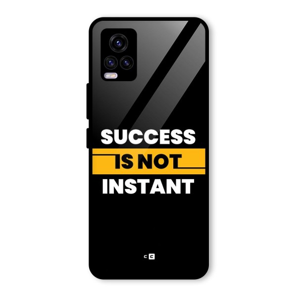 Success Not Instant Glass Back Case for Vivo V20