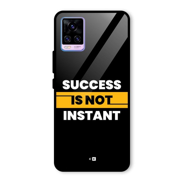 Success Not Instant Glass Back Case for Vivo V20 Pro