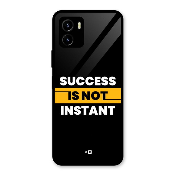 Success Not Instant Glass Back Case for Vivo Y15s