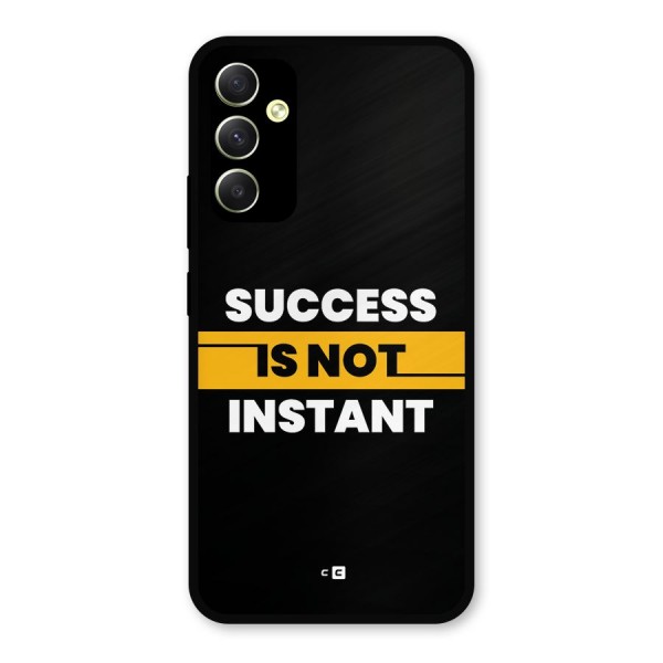 Success Not Instant Metal Back Case for Galaxy A34