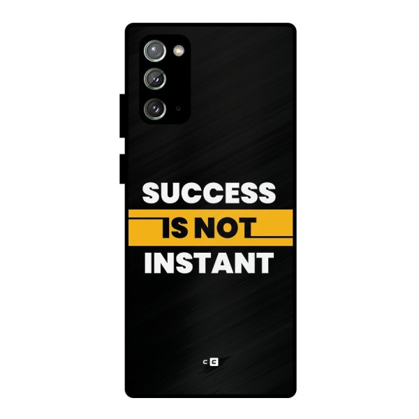 Success Not Instant Metal Back Case for Galaxy Note 20