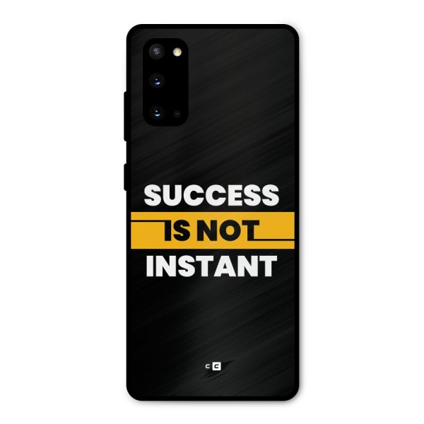 Success Not Instant Metal Back Case for Galaxy S20