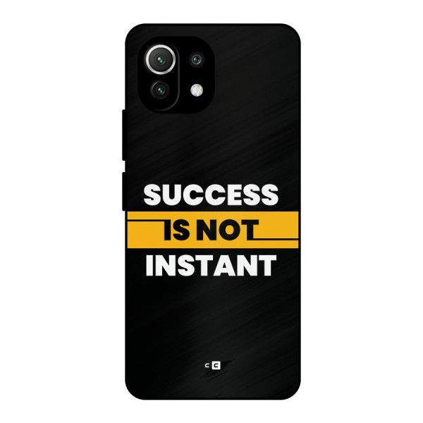 Success Not Instant Metal Back Case for Mi 11 Lite