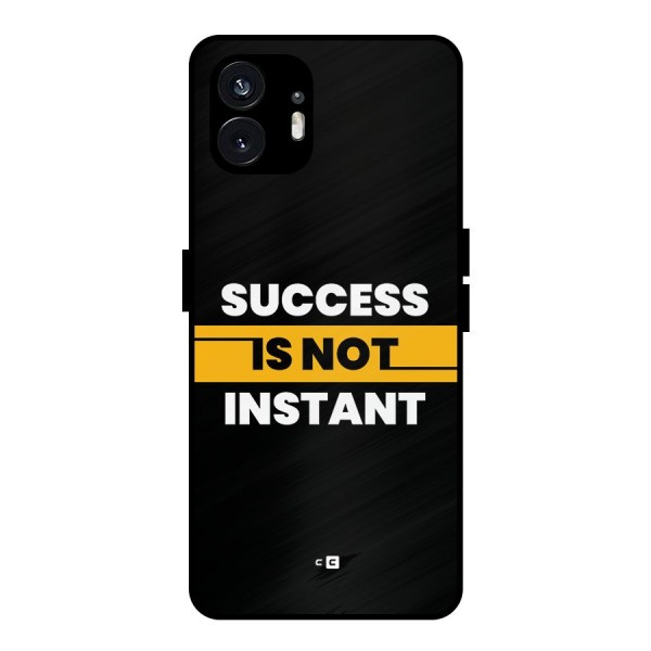 Success Not Instant Metal Back Case for Nothing Phone 2