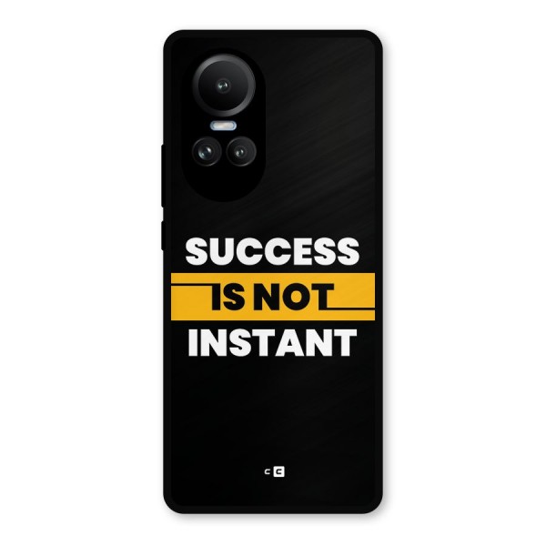 Success Not Instant Metal Back Case for Oppo Reno10