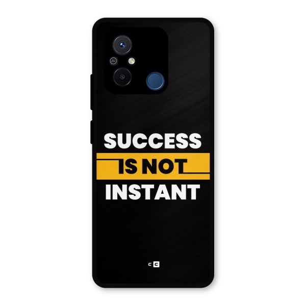 Success Not Instant Metal Back Case for Poco C55