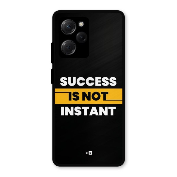 Success Not Instant Metal Back Case for Poco X5 Pro