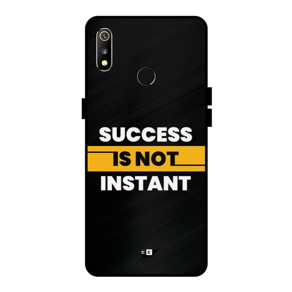 Success Not Instant Metal Back Case for Realme 3