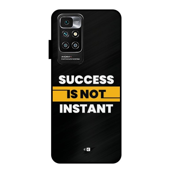 Success Not Instant Metal Back Case for Redmi 10 Prime