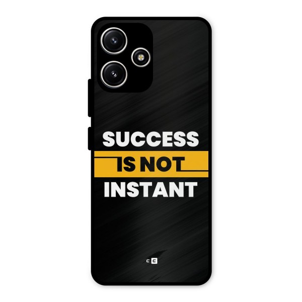 Success Not Instant Metal Back Case for Redmi 12 5G