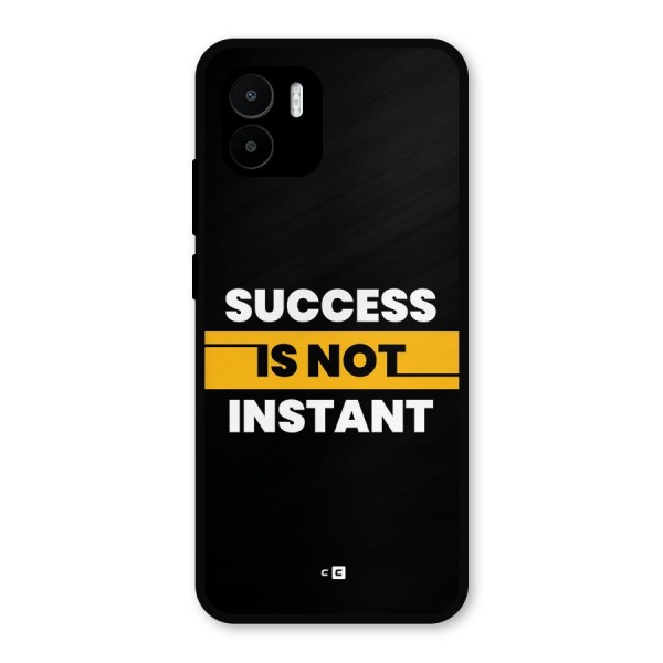 Success Not Instant Metal Back Case for Redmi A2