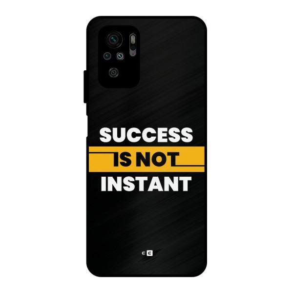 Success Not Instant Metal Back Case for Redmi Note 10