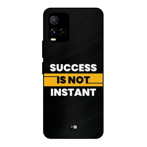 Success Not Instant Metal Back Case for Vivo Y21