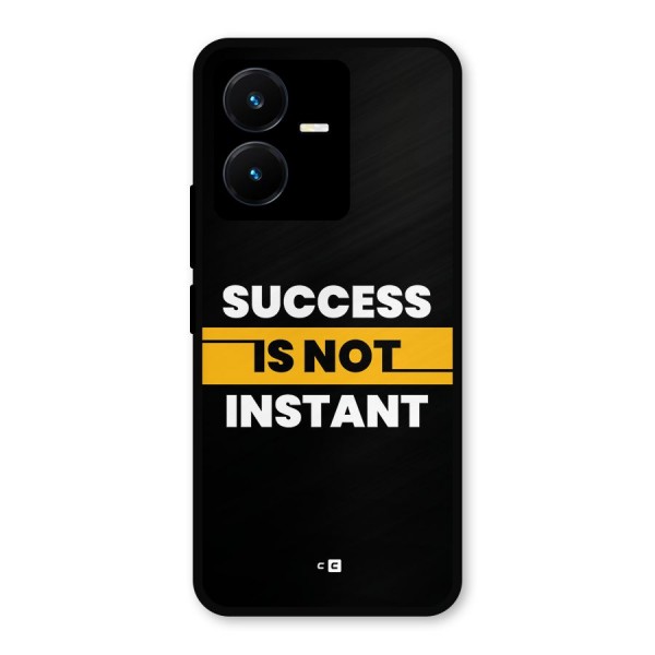 Success Not Instant Metal Back Case for Vivo Y22s