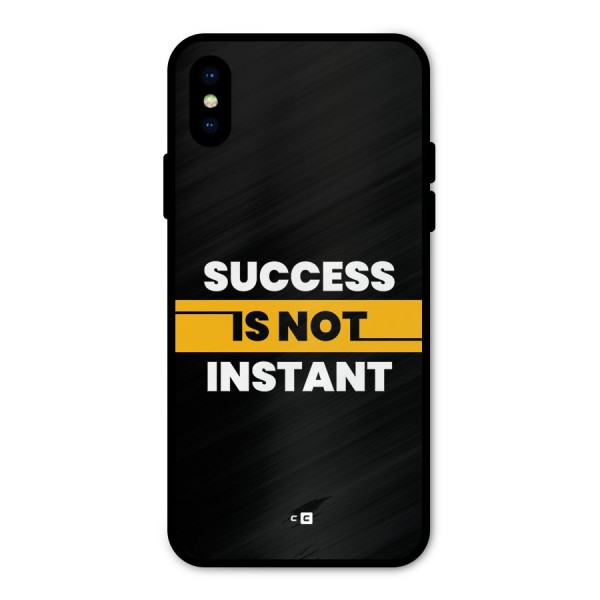 Success Not Instant Metal Back Case for iPhone X