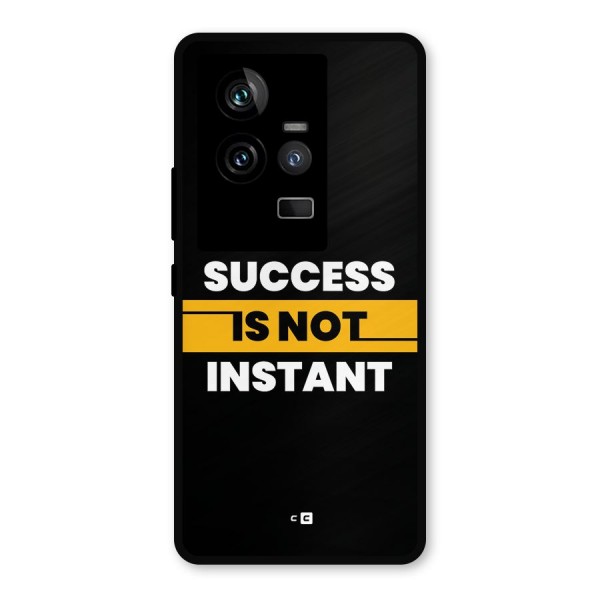 Success Not Instant Metal Back Case for iQOO 11 5G