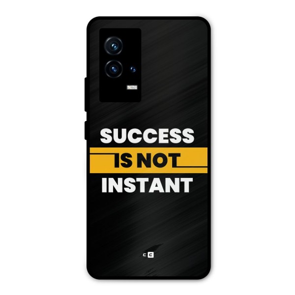 Success Not Instant Metal Back Case for iQOO 9 5G