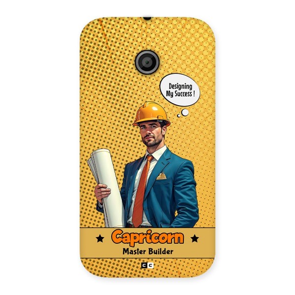 Successful Capricorn Back Case for Moto E