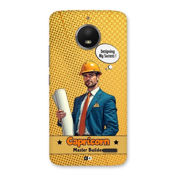 Successful Capricorn Back Case for Moto E4