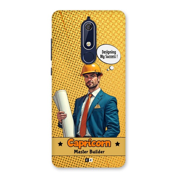 Successful Capricorn Back Case for Nokia 5.1