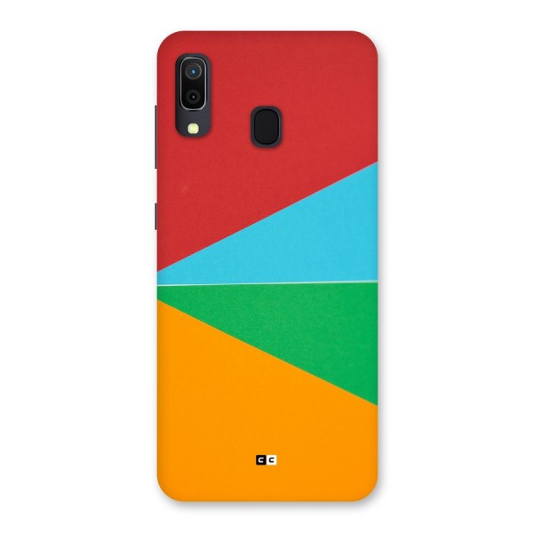 Summer Abstract Back Case for Galaxy A20