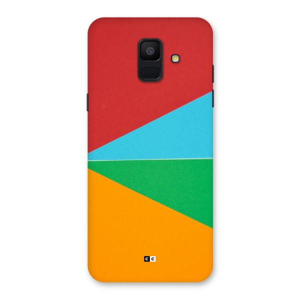 Summer Abstract Back Case for Galaxy A6 (2018)