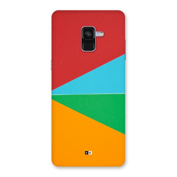 Summer Abstract Back Case for Galaxy A8 Plus