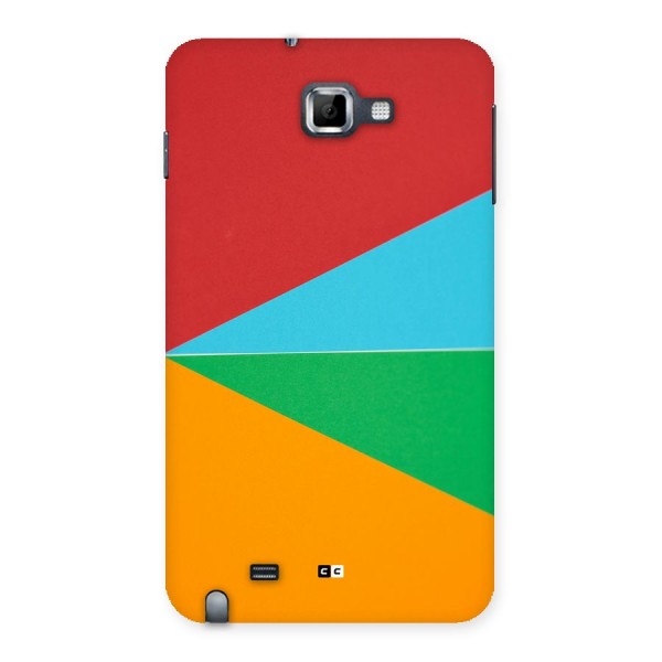 Summer Abstract Back Case for Galaxy Note