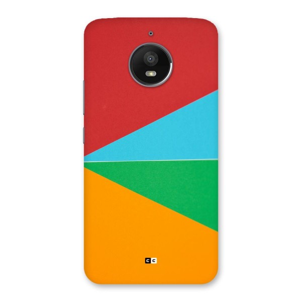 Summer Abstract Back Case for Moto E4 Plus