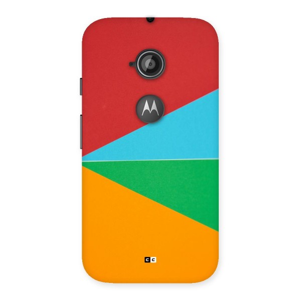 Summer Abstract Back Case for Moto E 2nd Gen