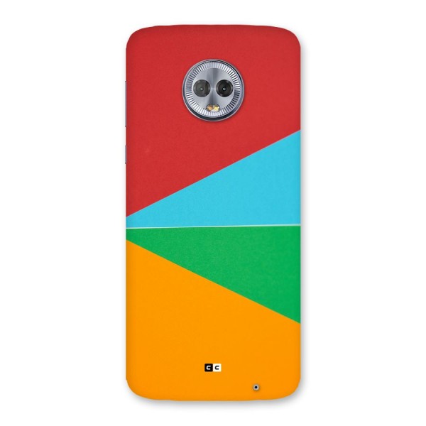 Summer Abstract Back Case for Moto G6 Plus