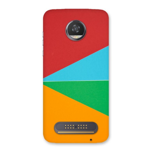 Summer Abstract Back Case for Moto Z2 Play